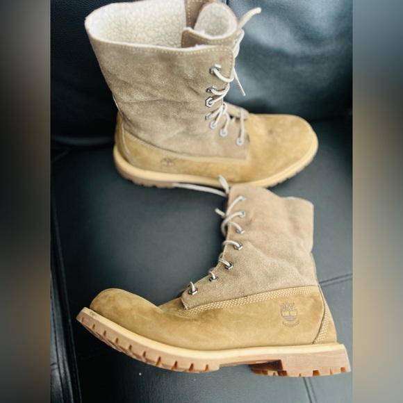 Women's Timberland Authentics Waterproof Roll-Top Boot size 9 brown - Picture 10 of 15